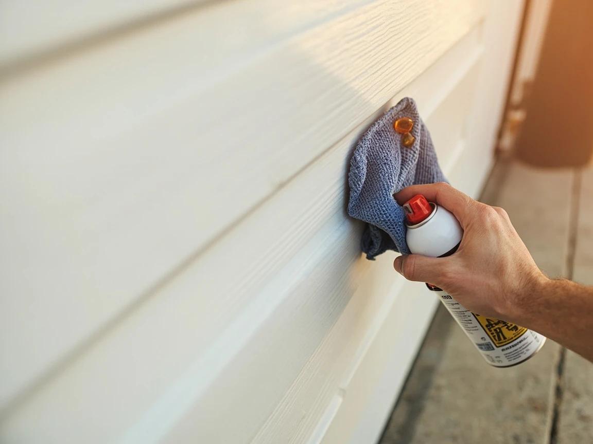 Step 9 of How to Lubricate a Noisy Garage Door: Wipe Up and Repeat Every Six Months