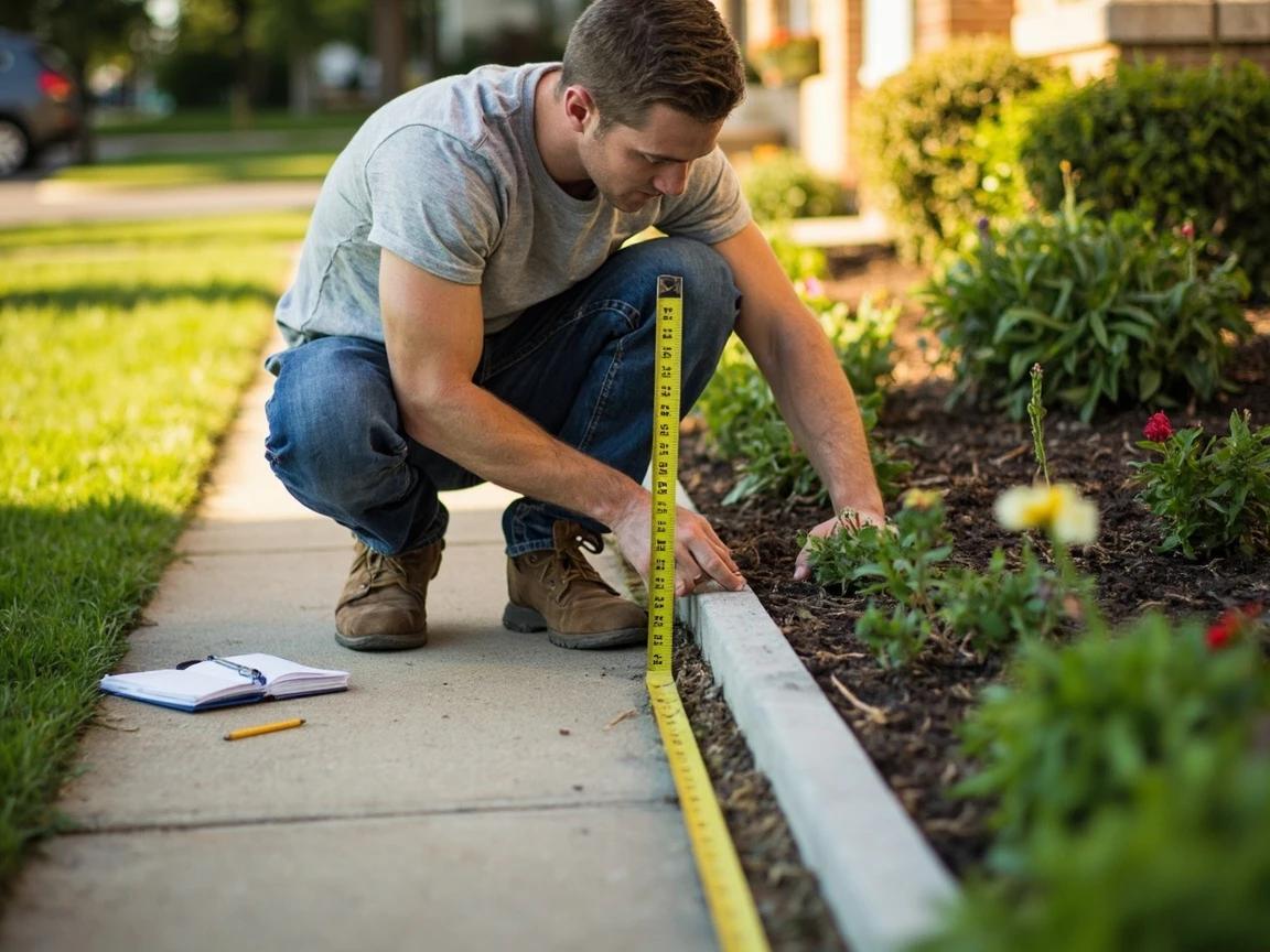 Step 1 of How to Mulch Flower Beds Properly: Measure the Bed and Calculate How Much Mulch You Need