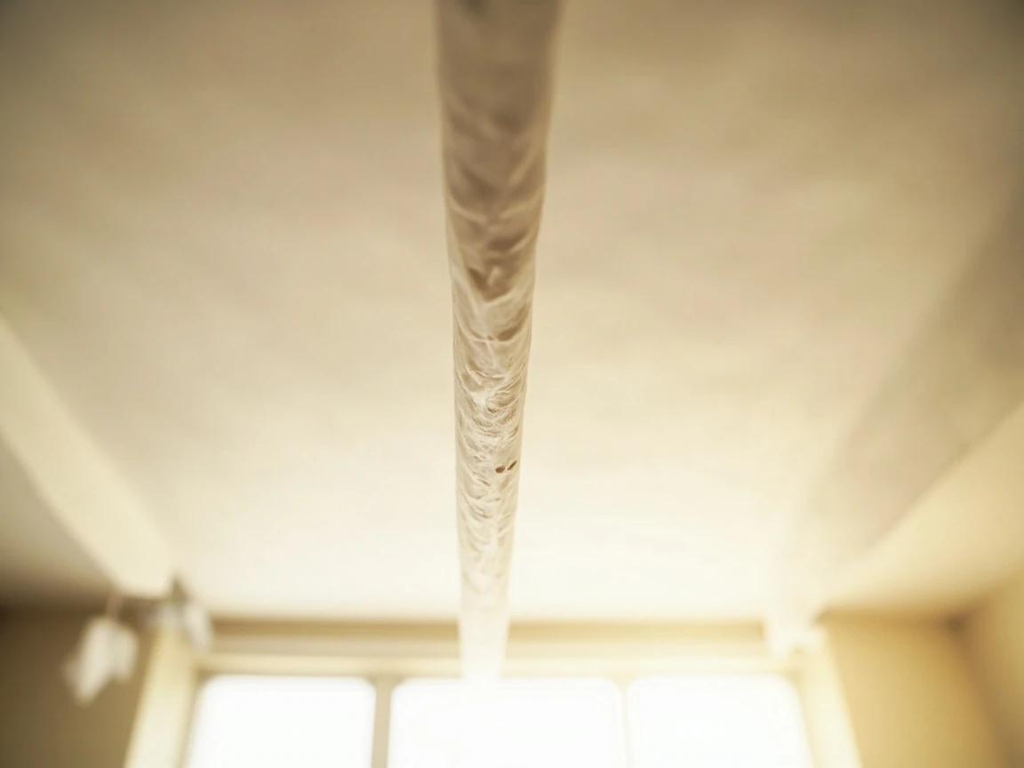 Step 5 of How to Paint a Ceiling Without Streaks or Roller Marks: Roll Parallel to the Strongest Light Source