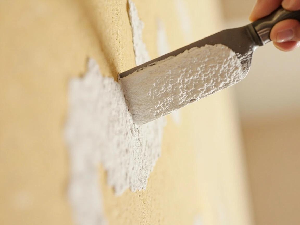 Step 5 of How to Patch a Small Hole in Drywall (Spackle Method): Apply a thin second coat if the patch sank