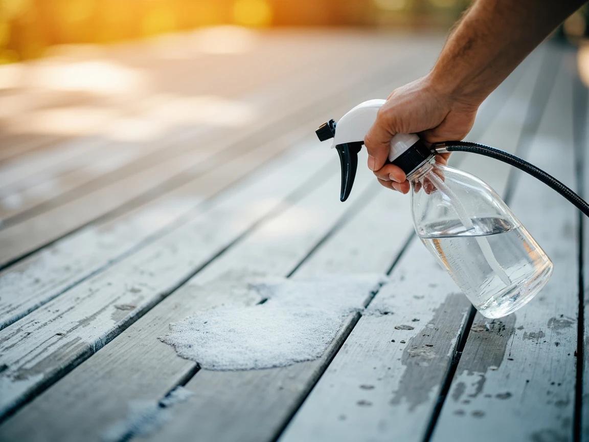 Step 2 of How to Power Wash a Deck Before Staining: Apply Deck Cleaner First