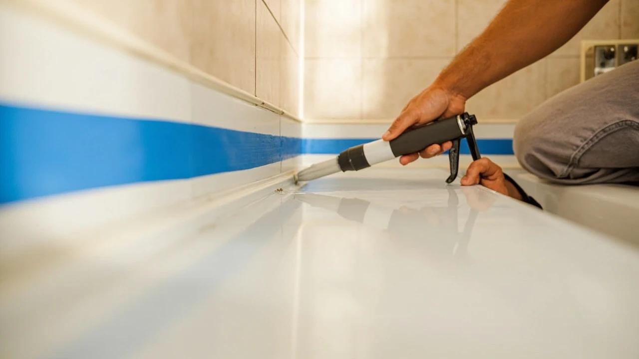 How to Re-Caulk a Bathtub or Shower Surround — finished result