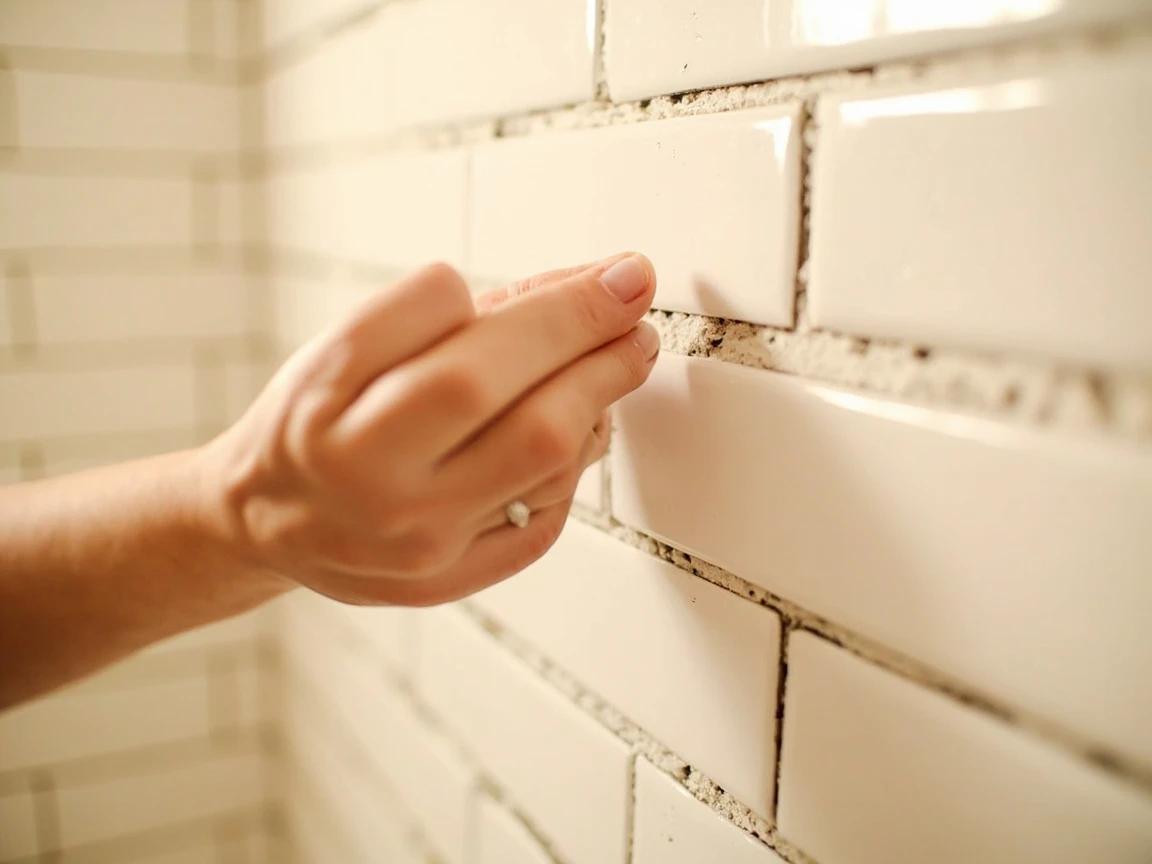 Step 1 of How to Regrout Bathroom Tile: Inspect first — make sure regrouting is the right fix
