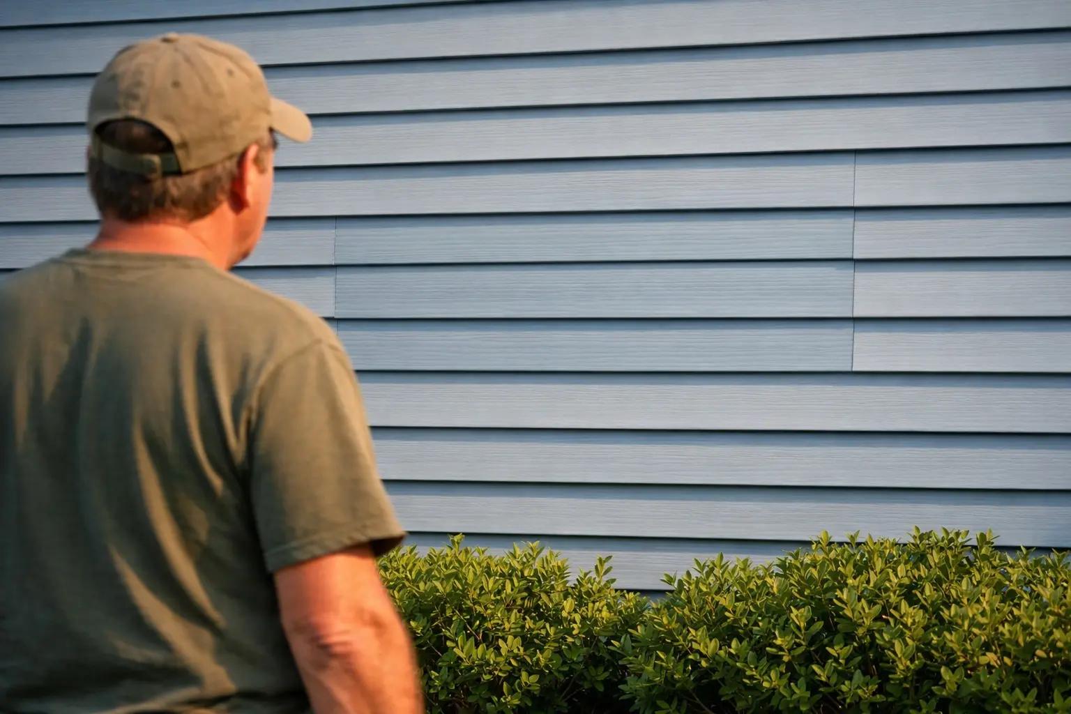 Step 8 of How to Repair Vinyl Siding: Seal the Overlap Joints and Inspect the Repair