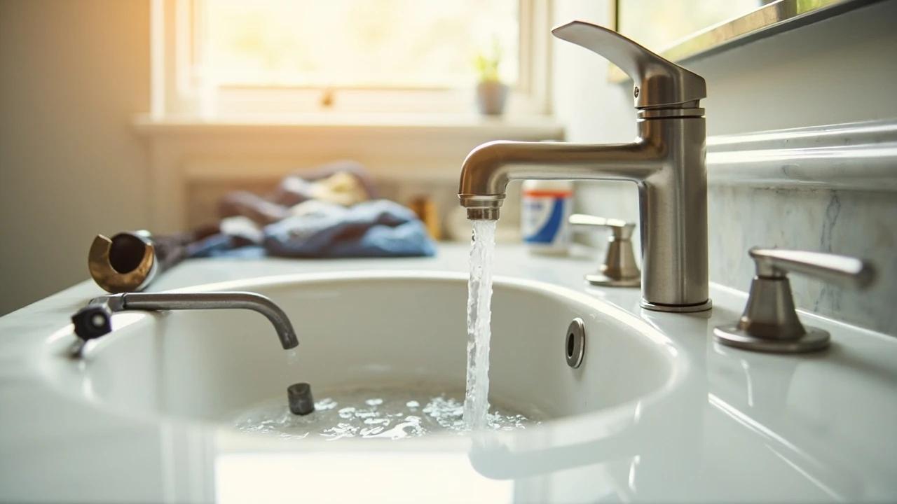 How to Replace a Bathroom Faucet — finished result