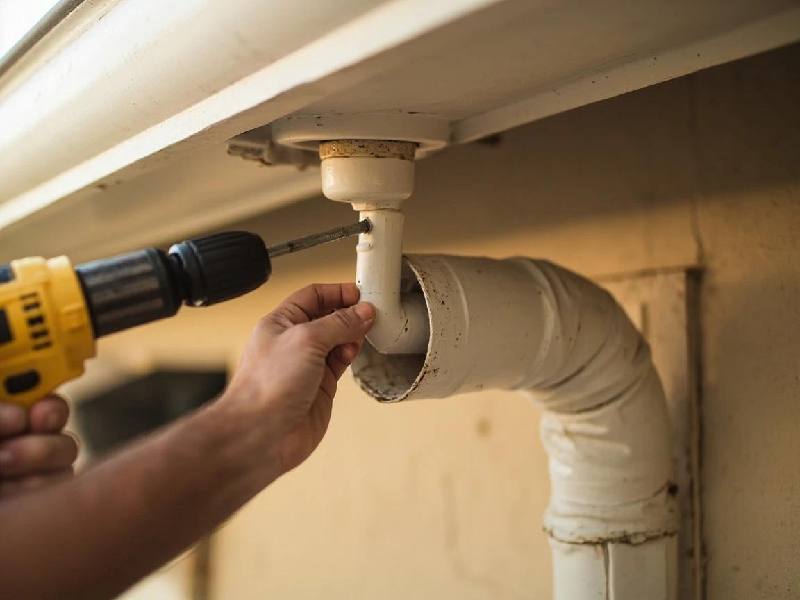 Step 2 of How to Replace a Downspout: Remove the Old Downspout