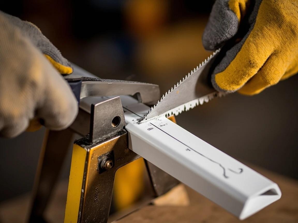 Step 4 of How to Replace a Downspout: Cut Sections to Length