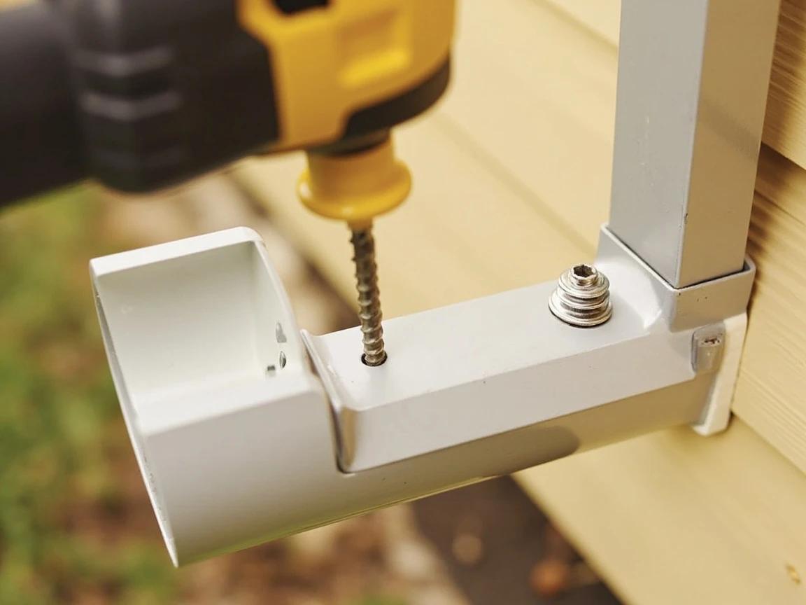 Step 6 of How to Replace a Downspout: Assemble the Run With Zip Screws