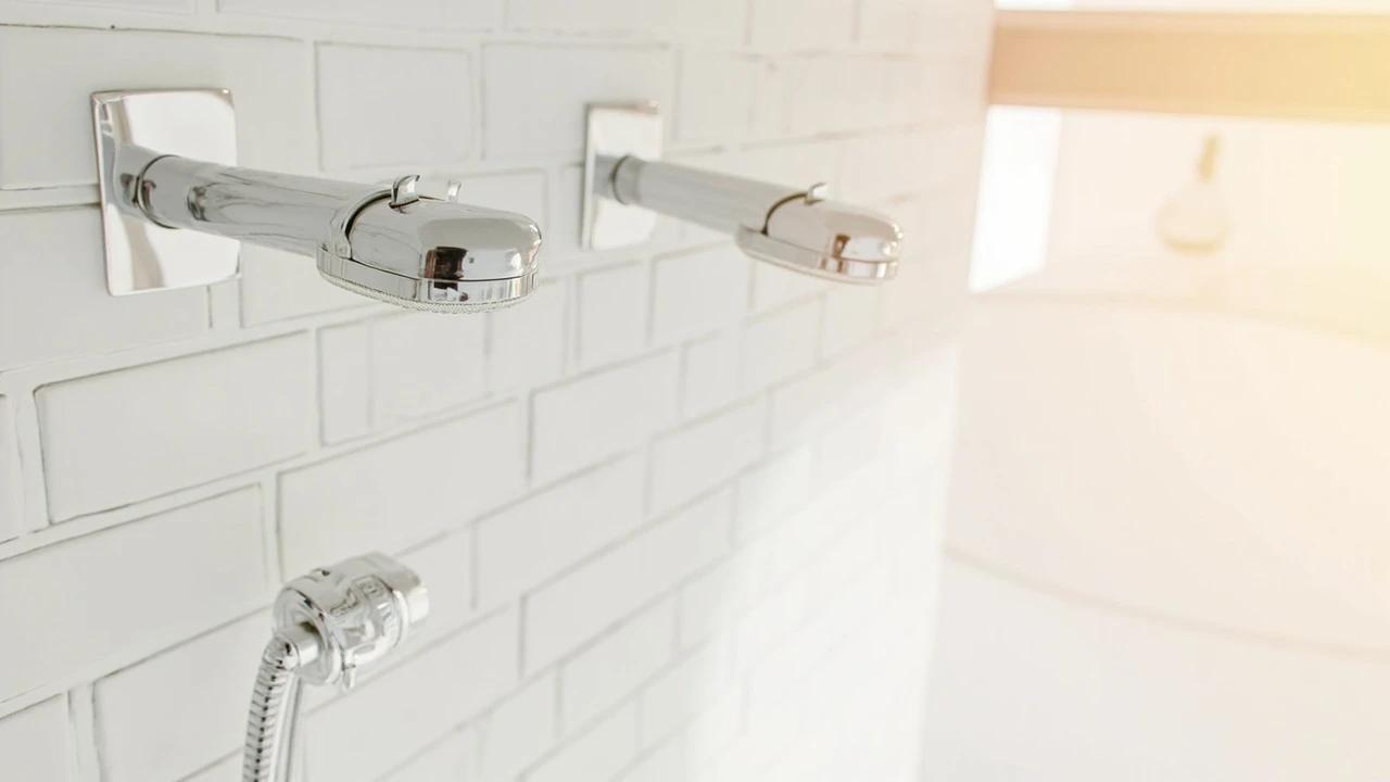 How to Replace a Shower Head and Shower Arm — finished result