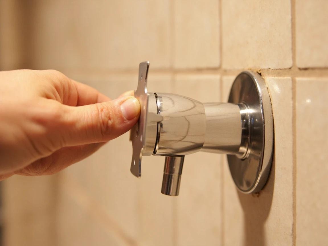 Step 7 of How to Replace a Shower Head and Shower Arm: Thread in the new arm, escutcheon, and head