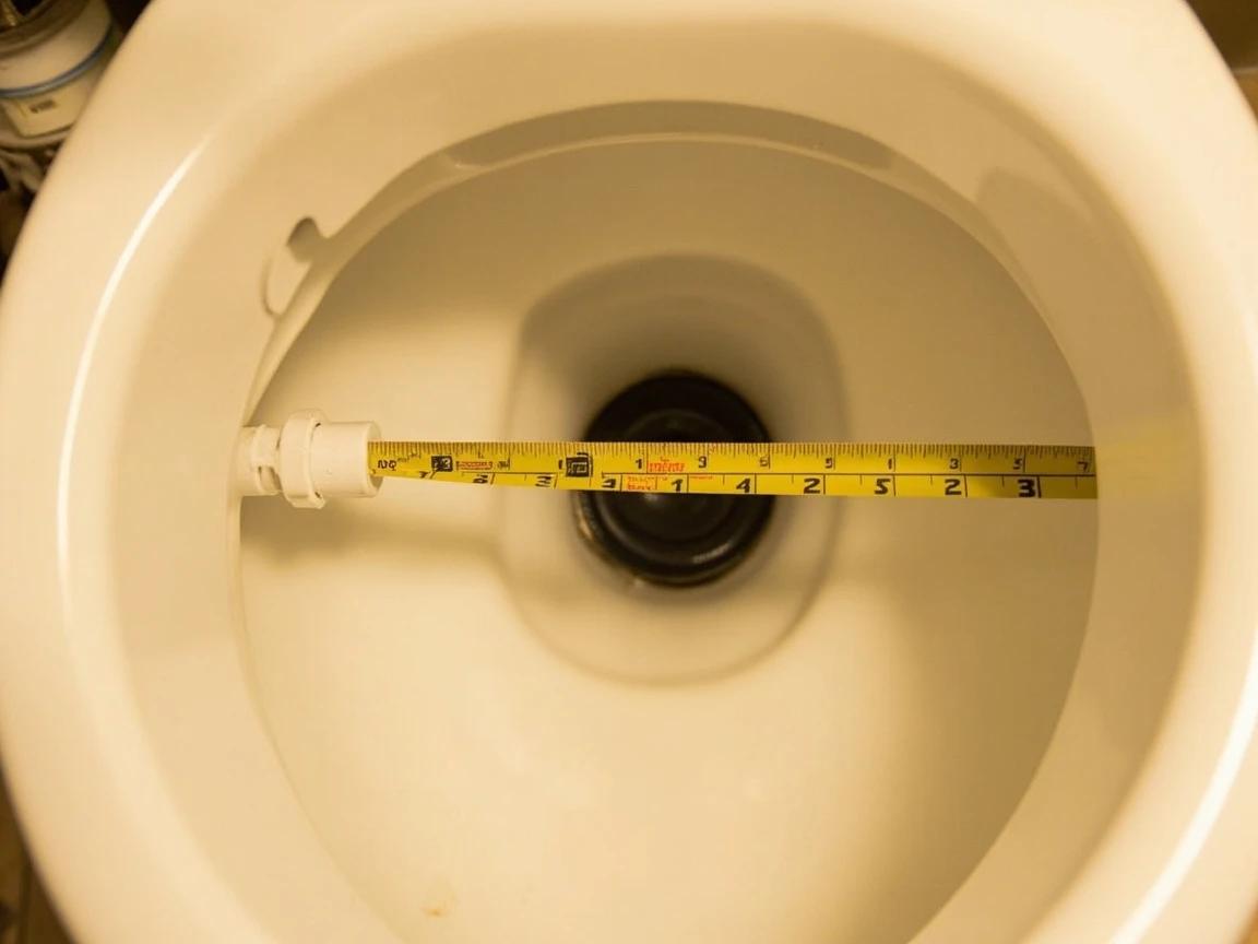 Step 1 of How to Replace a Toilet Flapper Valve: Measure the Flush Valve Opening to Size the New Flapper