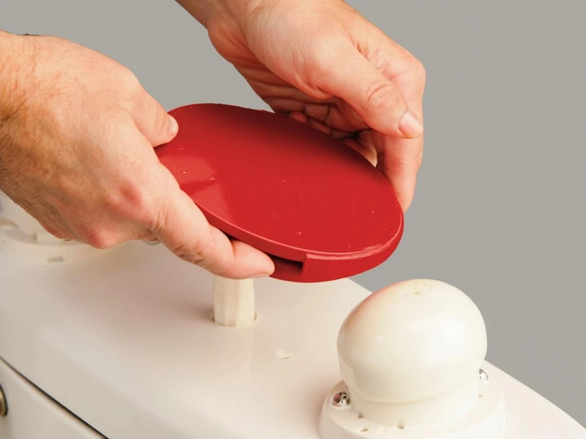 Step 6 of How to Replace a Toilet Flapper Valve: Hook the New Flapper Onto the Flush Valve Ears