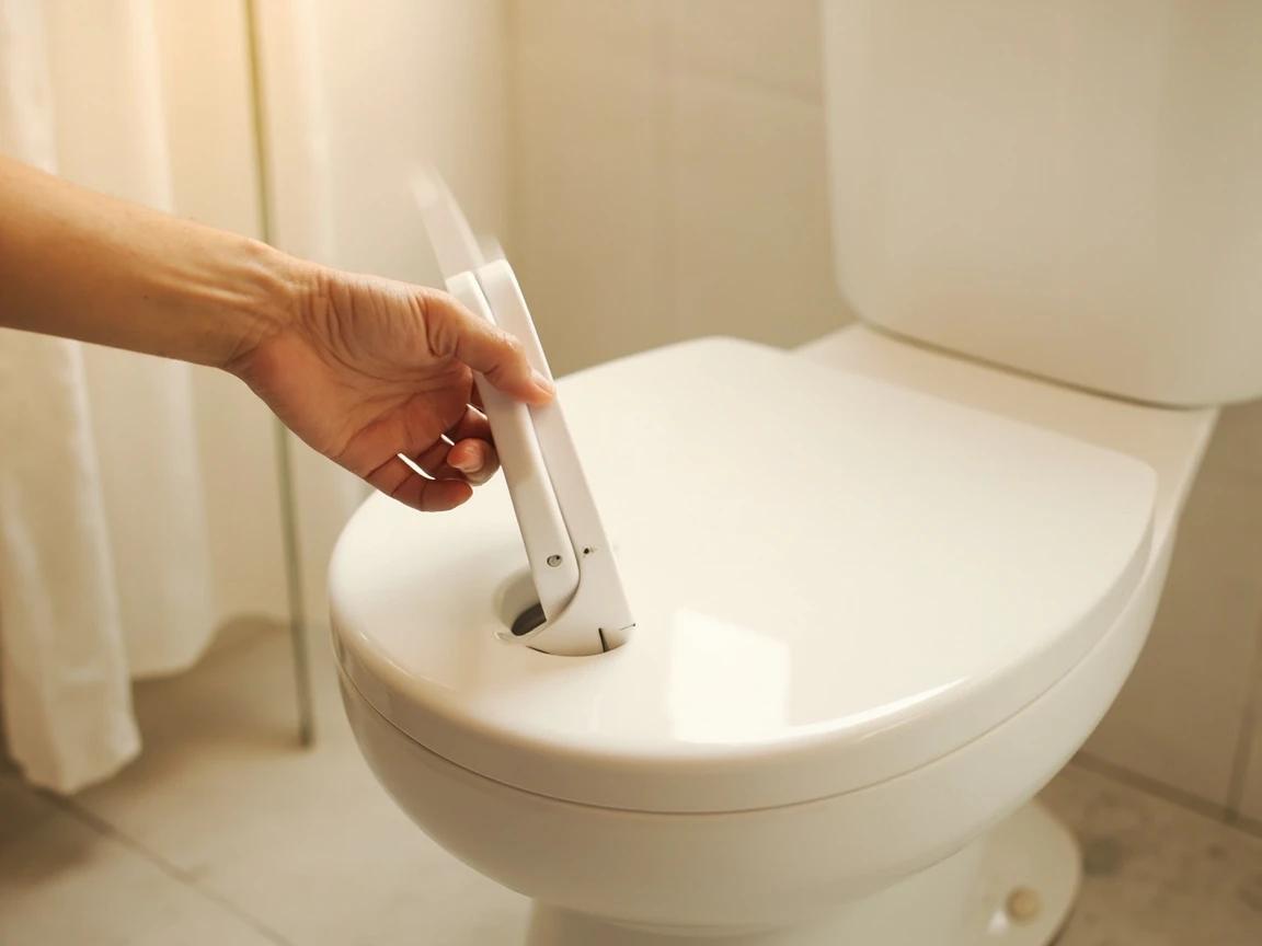 Step 8 of How to Replace a Toilet Seat: Test the Fit and the Soft-Close