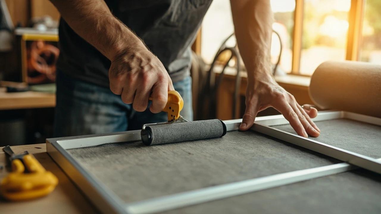 How to Replace a Window Screen โ finished result