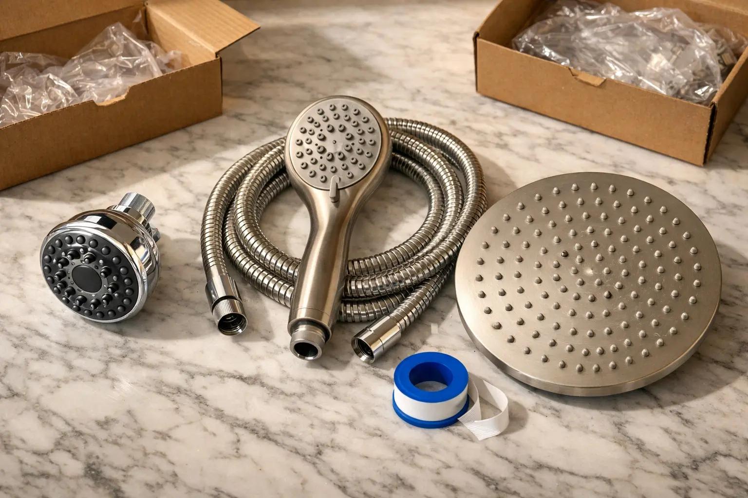 Step 1 of How to Replace a Shower Head: Choose the Right Shower Head