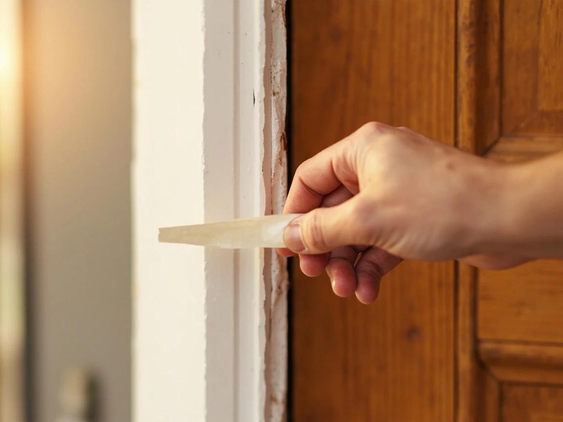 Step 6 of How to Replace Weatherstripping on an Exterior Door: Set the compression so the door still latches
