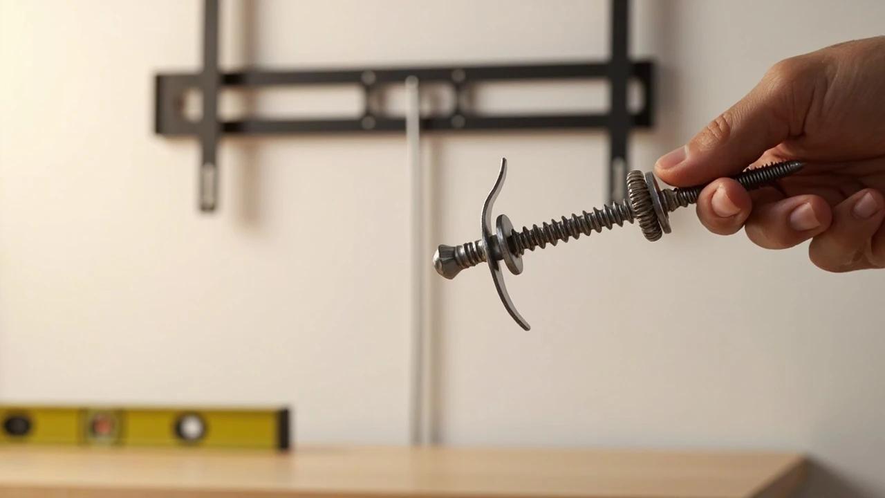 How to Use Toggle Bolts to Hang Heavy Loads Without a Stud โ finished result