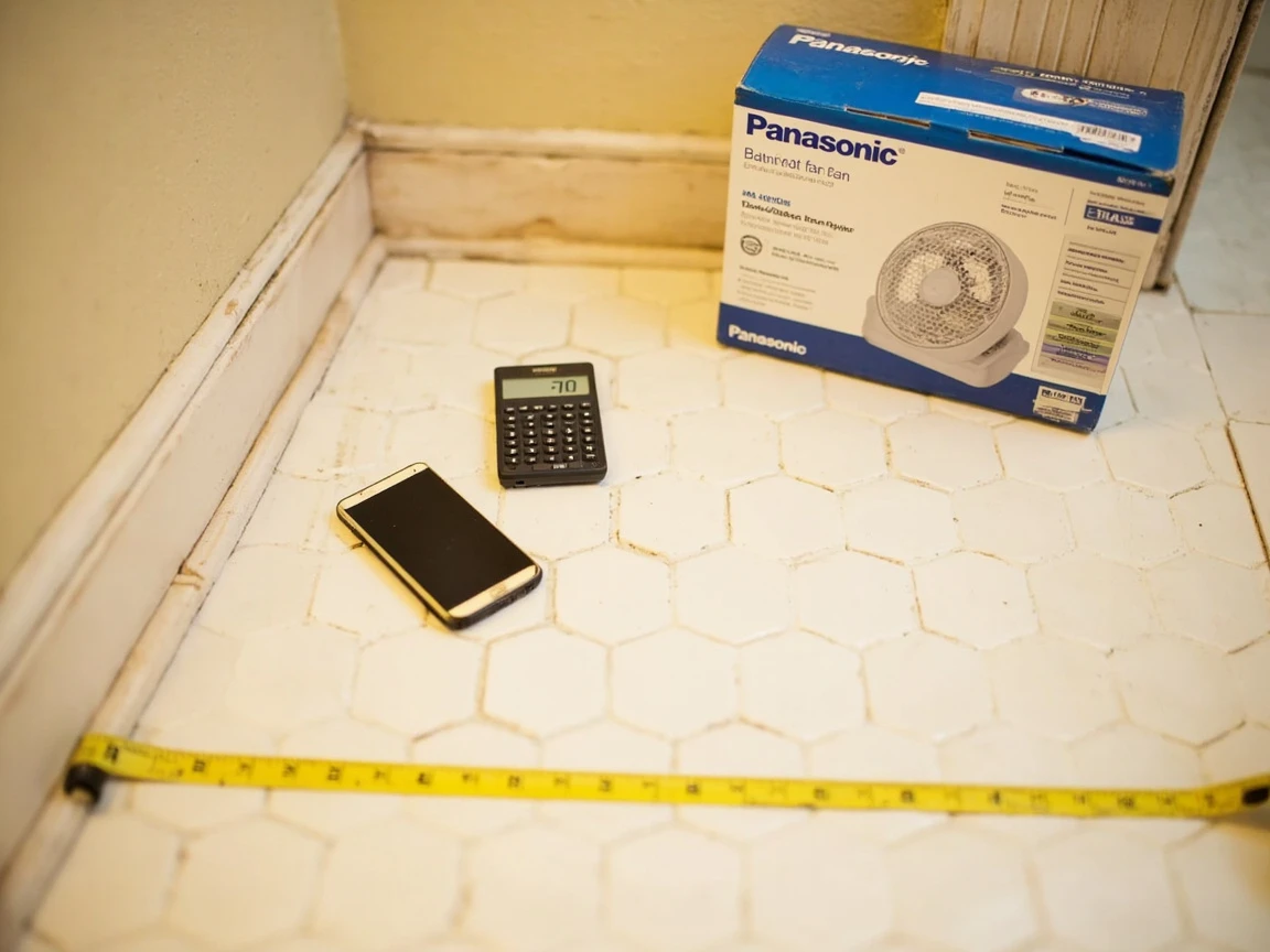 Size the Fan for Your Bathroom