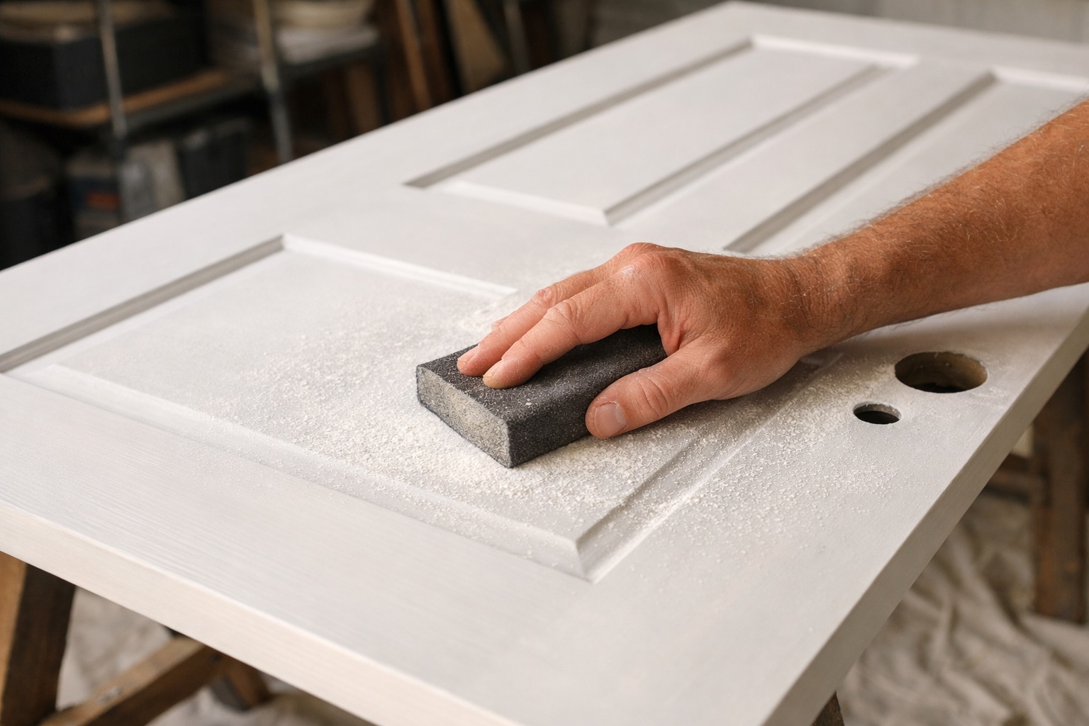 Sand the Surface Smooth