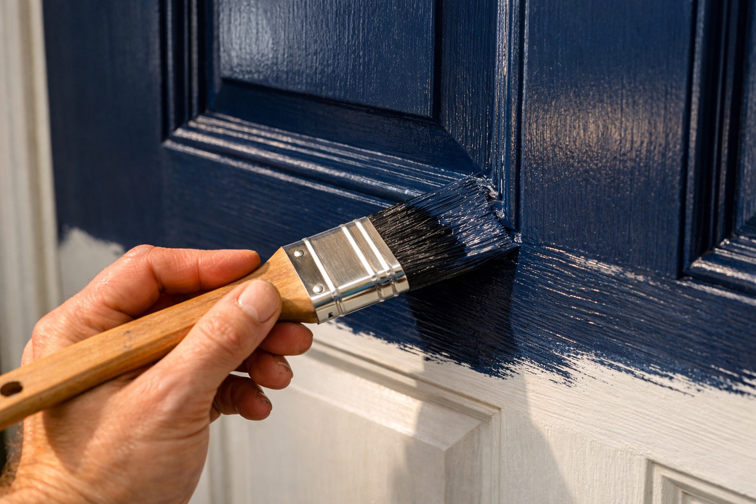 Paint the Recessed Panels First