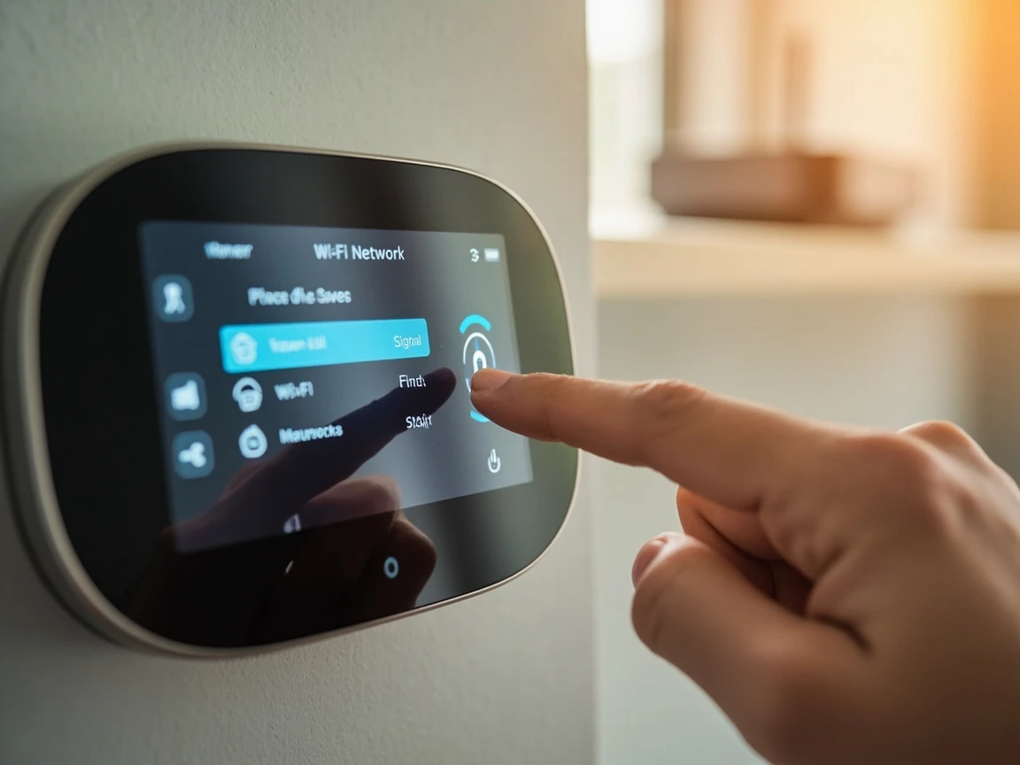Connect the Thermostat to Your Wi-Fi Network